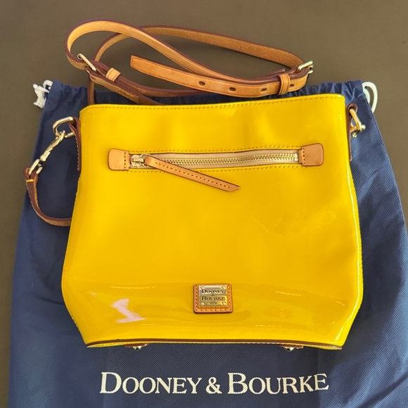 Dooney & Bourke Handbags - Dooney & Bourke Vibrant Yellow Crossbody Bag